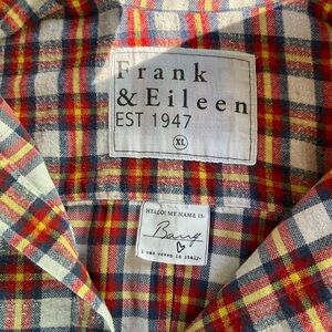 Frank & Eileen Barry Vibrant Plaid Shirt